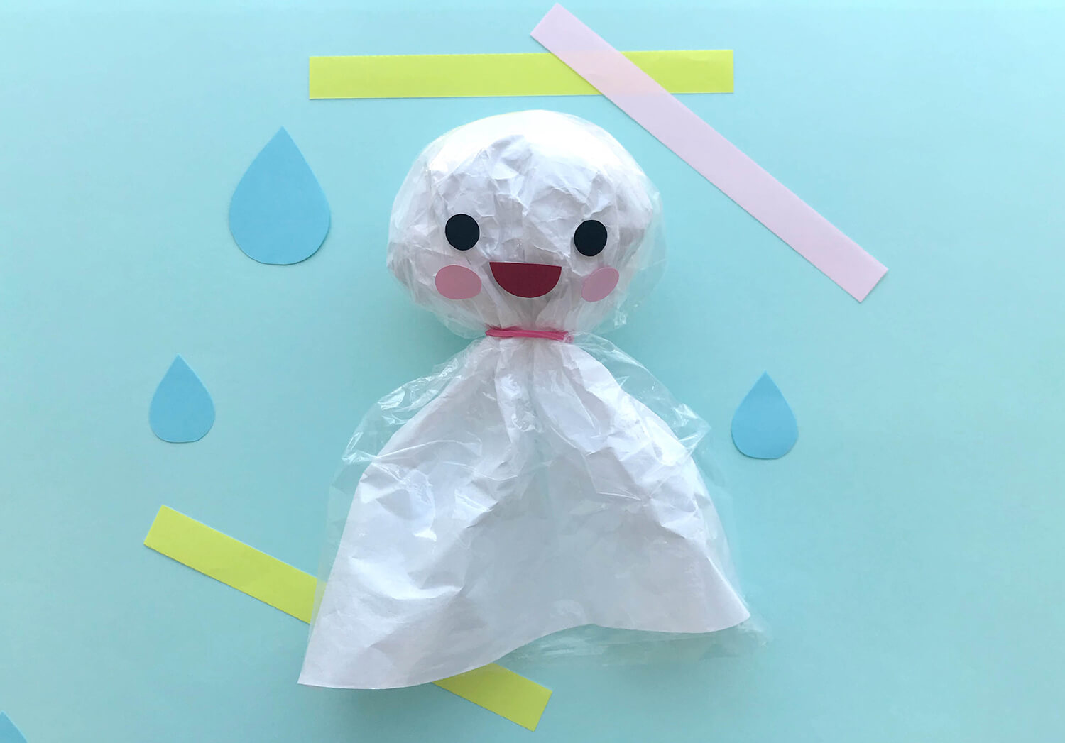 hoikore_official ⇦知って得する！保育のネタ帳 ＼今回の製作はこちらてるてる坊主の にじみ絵 技法3選 雨の季節度☆5.0絵の具楽しみ度☆5.0 ＼この製作はこんな先生におすすめ○雨の季節の製作を検討中の先生 ○絵の具を使う製作をお考えの先生 ○にじみ絵を