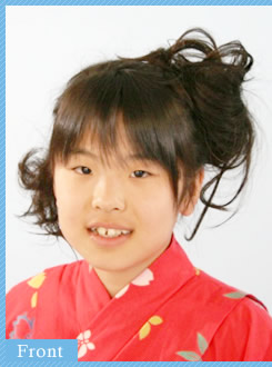 浴衣姿の子供向けヘアアレンジガイド。自宅でできるアレンジ方法のイラスト付きホットペッパービューティーマガジン