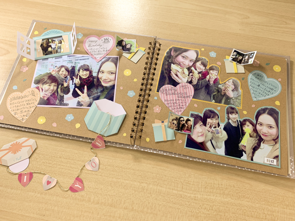 R様専用ページ 手作り仕掛けアルバム 誕生日用、青系r様専用ページ