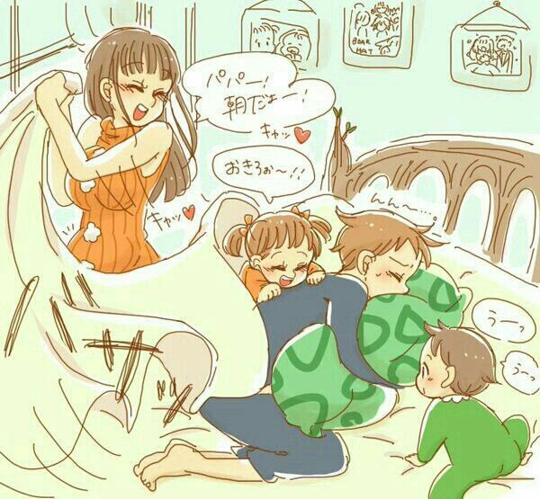 七つの大罪ディアンヌとキングの子供TikTok