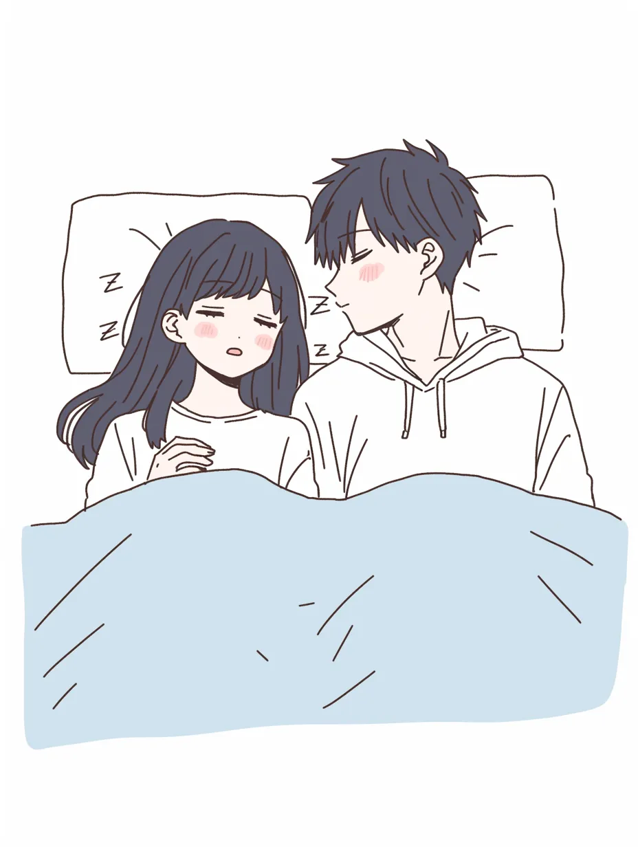 言わなくてもわかる2人のルール』イラスト イラストレーター アート 絵 デザイン イラストグラム 創作 絵描きさんと繋がりたい ファッションイラスト カップルイラストillustratorillustration art drawing