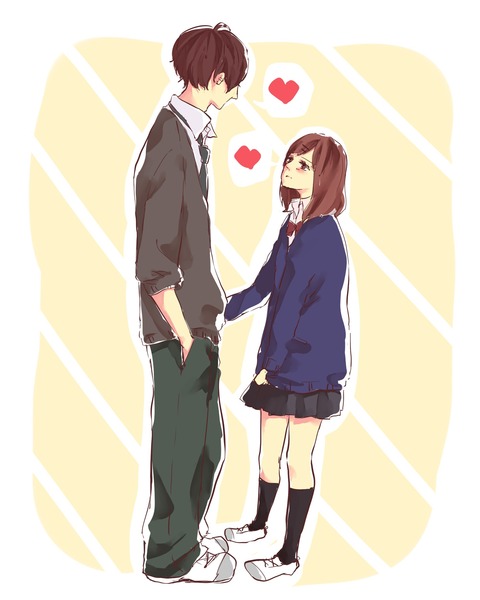 理想のカップルイラストはこれだ！ on X: 