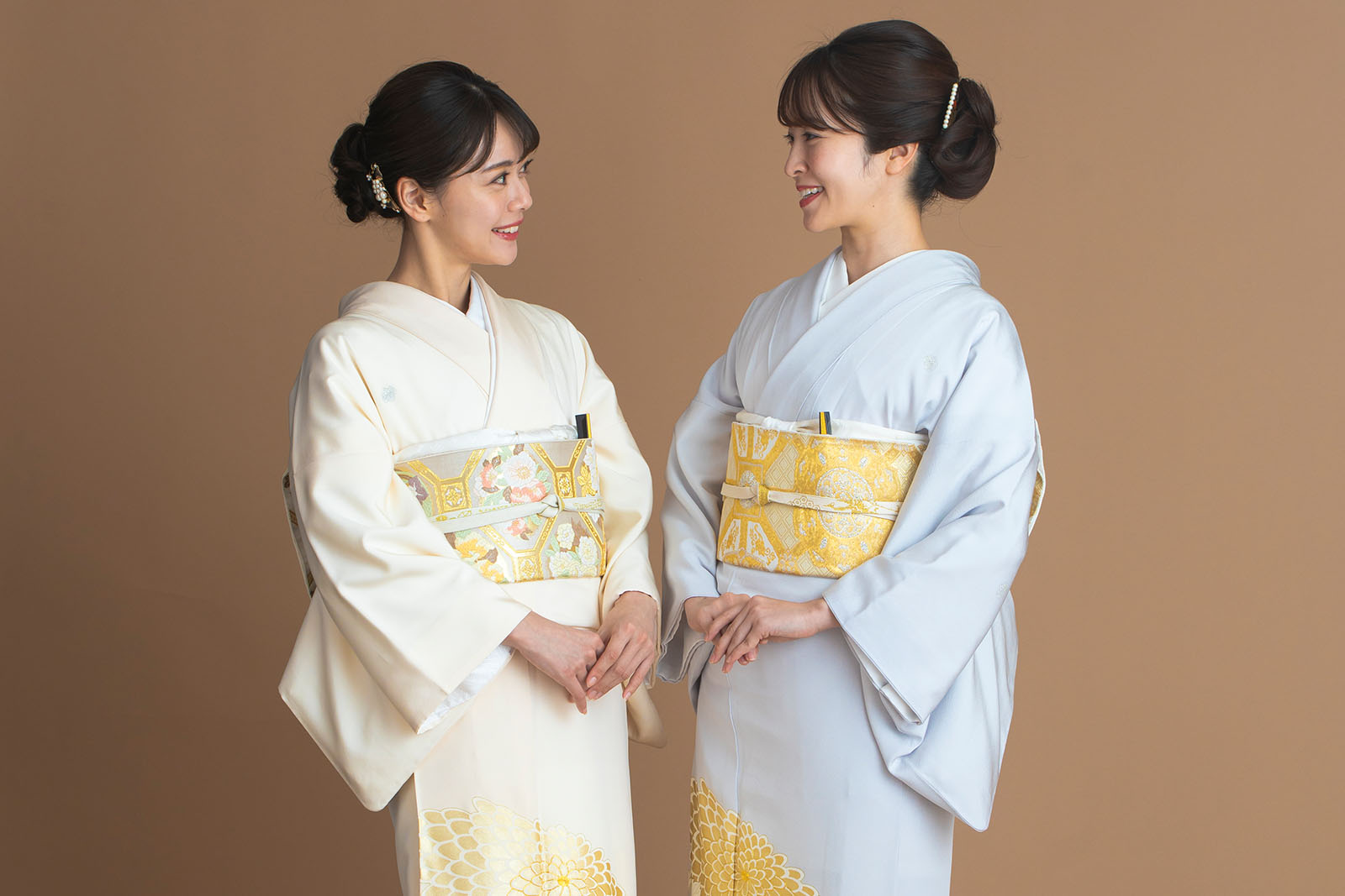 大久保信子流 卯月の晴れ着スタイル晴れ着の丸昌横浜店 総合式服貸衣装 晴れ着美人