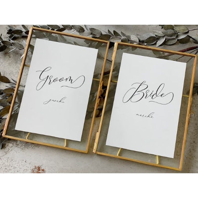 楽天市場 受付サイン 結婚式受付 受付立て札 ウェルカムスペース ウェルカムアイテム : HARU's Art Design