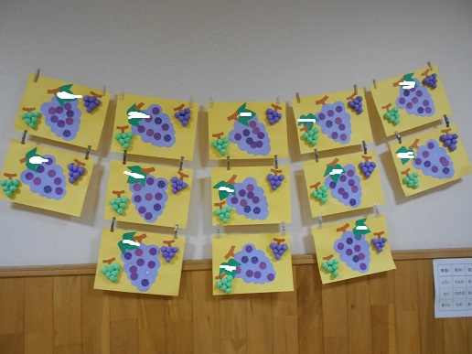 秋のコスモス製作アイデア1歳児向け