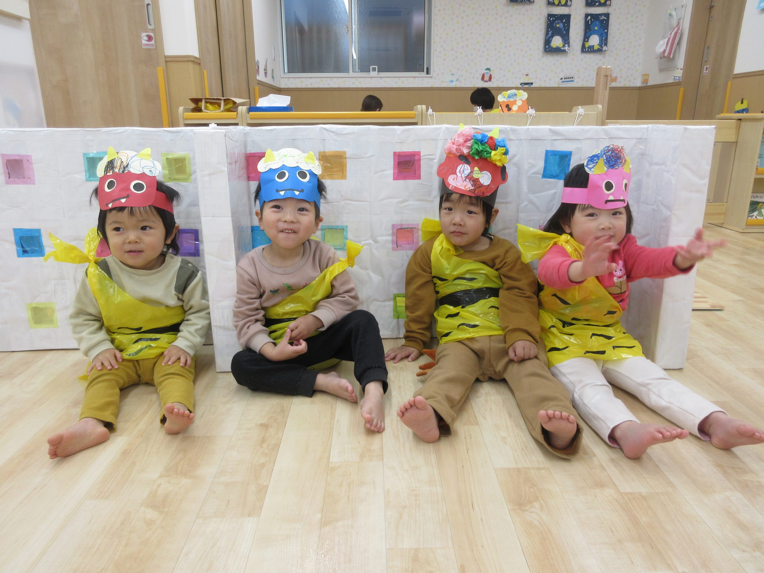 保育 製作 節分の製作に使える！紙皿で作る鬼のお面♪Setsubun Demon mask