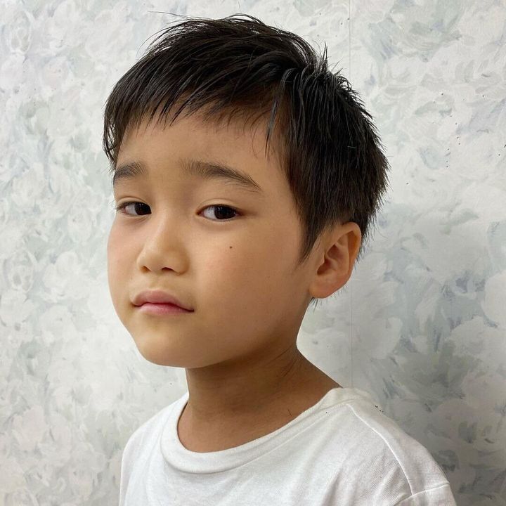 小学校男の子長め髪型TikTok