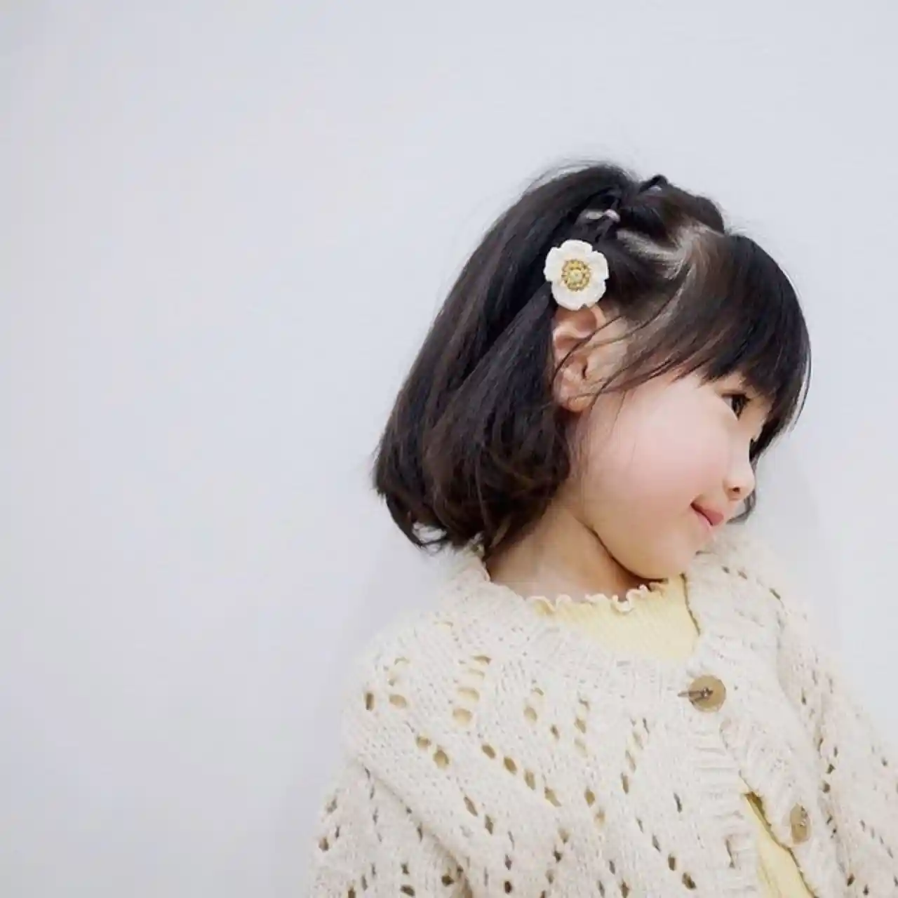 子供 ドレス 髪型 ボブ 女の子 ヘアアレンジ 短い HTFYL