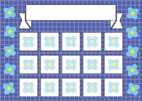 無料カードテンプレート – スタンプカードのデザイン スター B2種類ASOBOAD