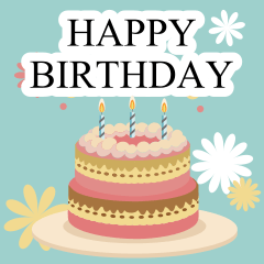 主役も使える！お誕生日専用スタンプ - LINE スタンプLINE STORE