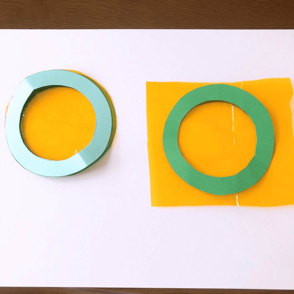 カラーセロハン 工作 ステンドグラスTikTok