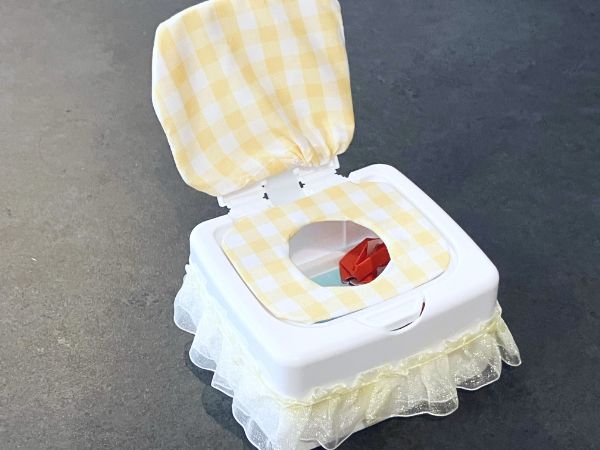 簡単 100均小物入れでメルちゃん手作りトイレの作り方みみねこ日誌