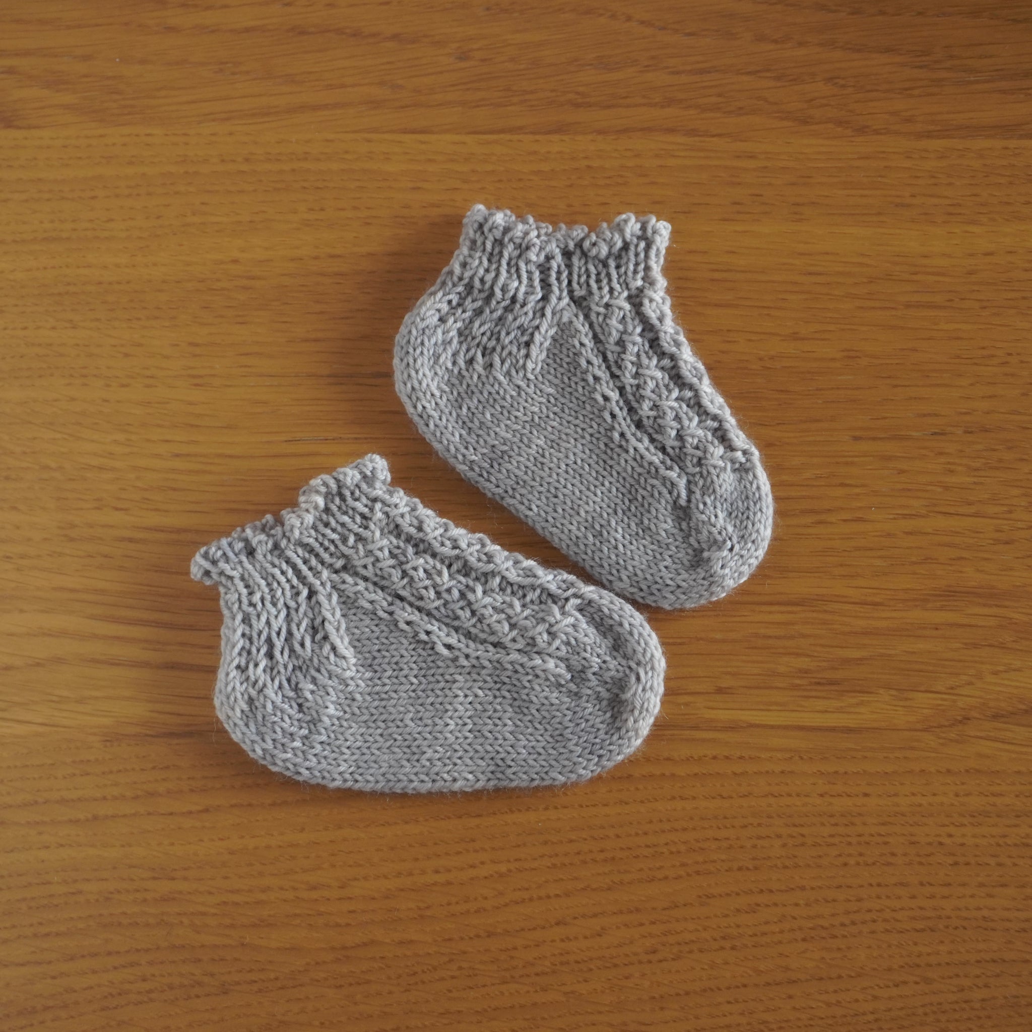 簡単❗ベビーソックスの編み方🌼赤ちゃん用靴下🌼