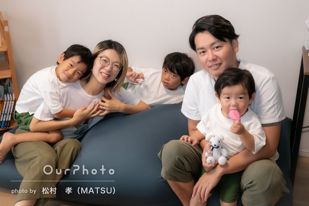 狛江市・調布市・世田谷区七五三・お宮参出張撮影・家族写真撮影会ファミリースタイルフォト