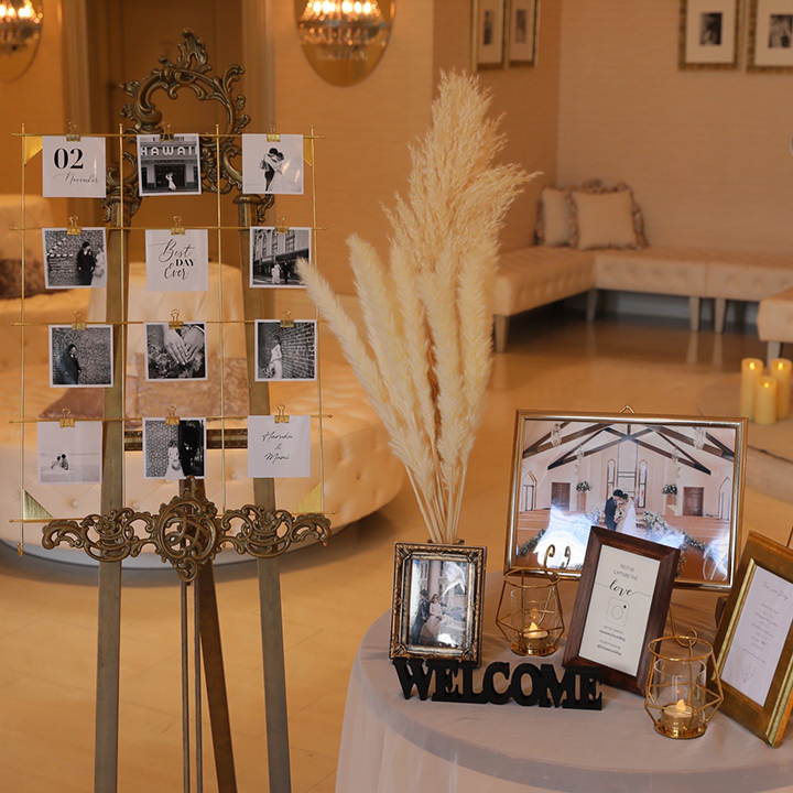 結婚式DIY* 受付スペース、ウェ- 結婚式準備レポ みんなのウェディング