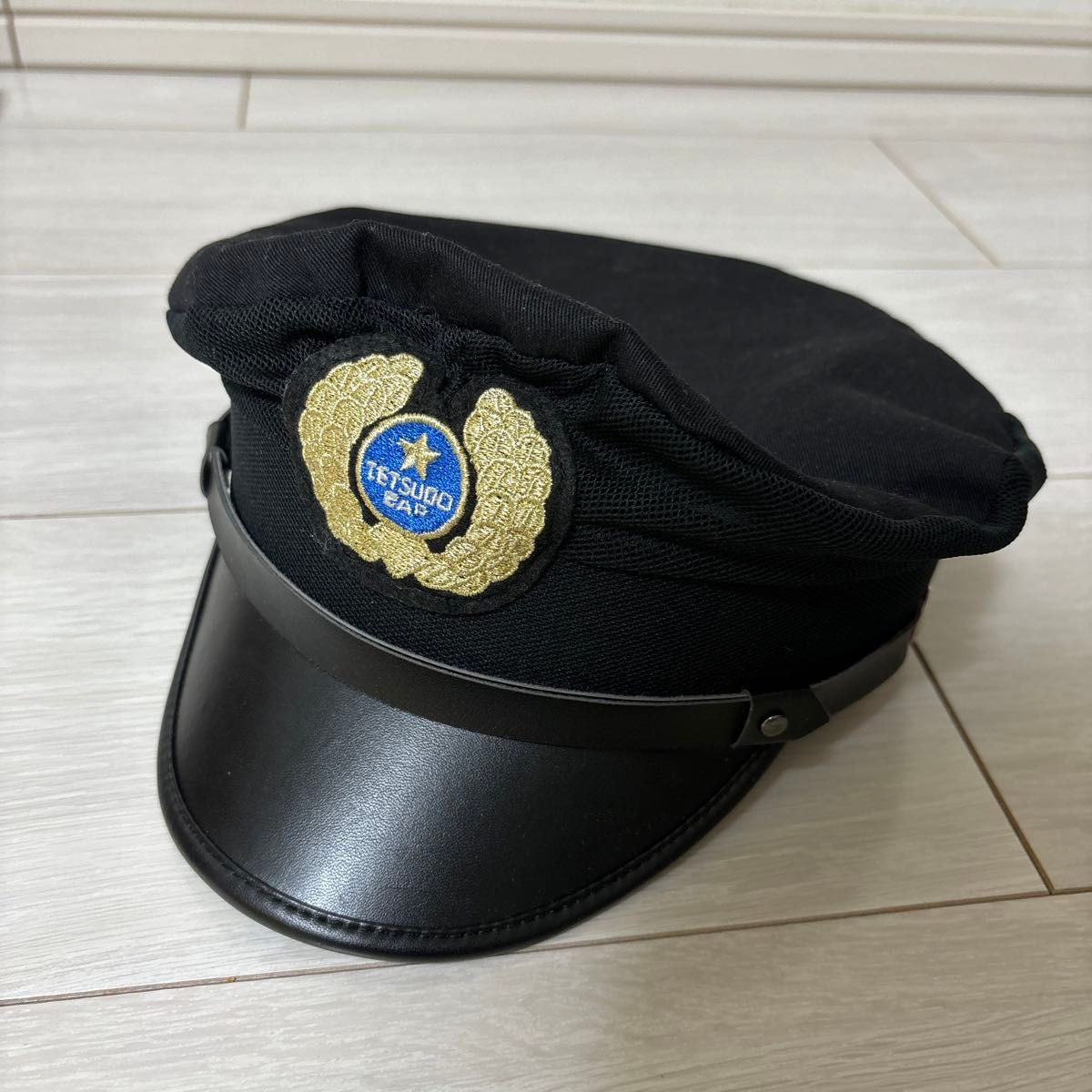 学生帽リメイク 車掌さん 帽子 コスプレ 子供用 54cmの通販 by お値下げ対応SARICHANG's shopラクマ