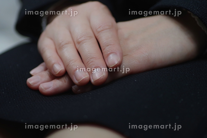 指を組む の写真・イラスト素材