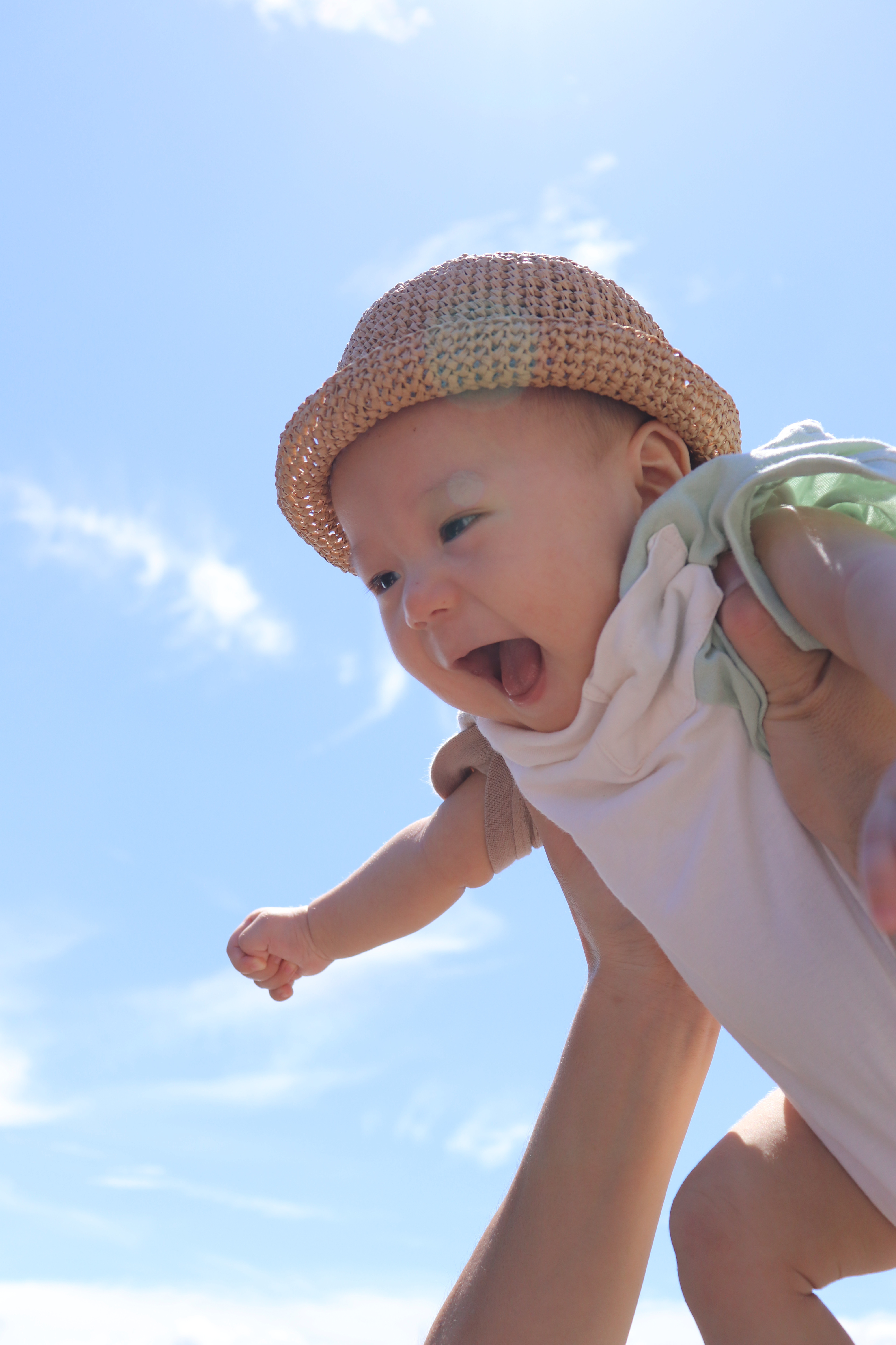 LANGZHEN100%コットン 新生児 ベビー サンハット 赤ちゃん キッズ 子供 バケットハット 男の子 日よけ 帽子 調節紐付き 日焼け止め紫外線 UVカット 遠足 通勤 通学 自転車 海遊び 外出 旅 春その他ベビー帽子