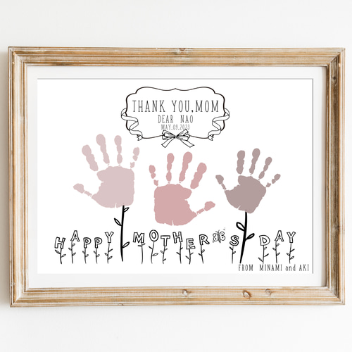 母の日の手形アート品川区子供とお出かけ情報「いこーよ」