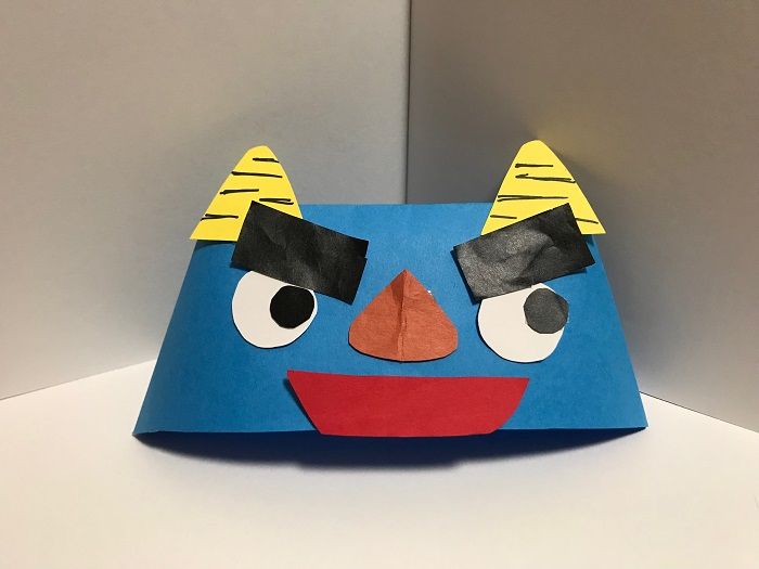 鬼のぼうし製作を楽しもう