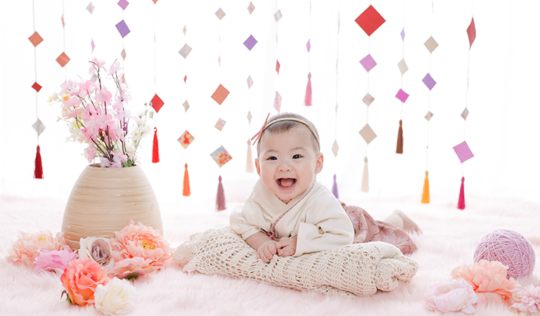 初節句撮影♪♪山梨の写真×衣装×美容のトータルスタジオ 田中写真館 PST