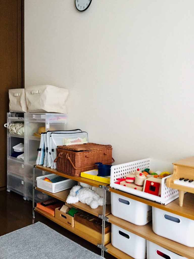 小学生姉妹の お支度コーナー を作る！実験＆シミュレーションを4回したお話♪なつホーム☆整理収納×インテリア＠無印良品の家