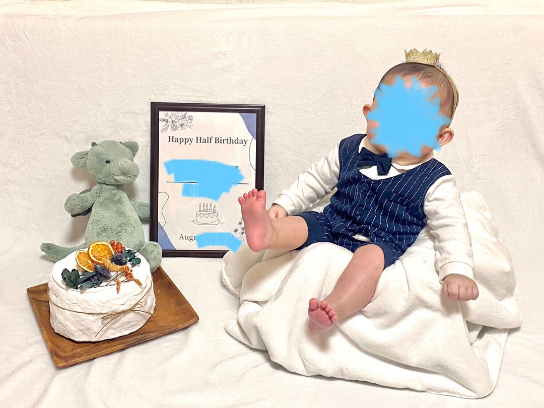 おしゃれママ必見！ハーフバースデーはおうちスタジオで♪たまひよ