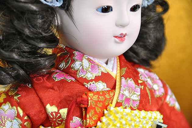 雛人形の髪の毛を修理しました。職人が伝統工芸を大切にする工房岡崎市味岡人形雛人形・五月人形・市松人形 制作工房