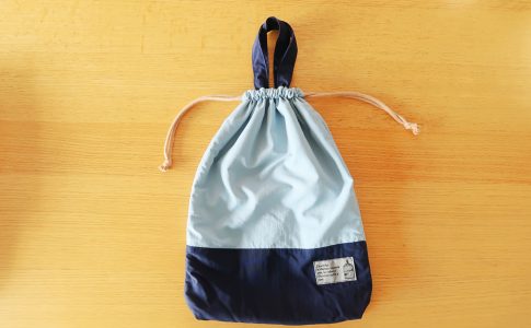 持ち手付き体操着袋 着替え袋 の作り方裏地・フリルありで簡単！KANAMARI かなまり