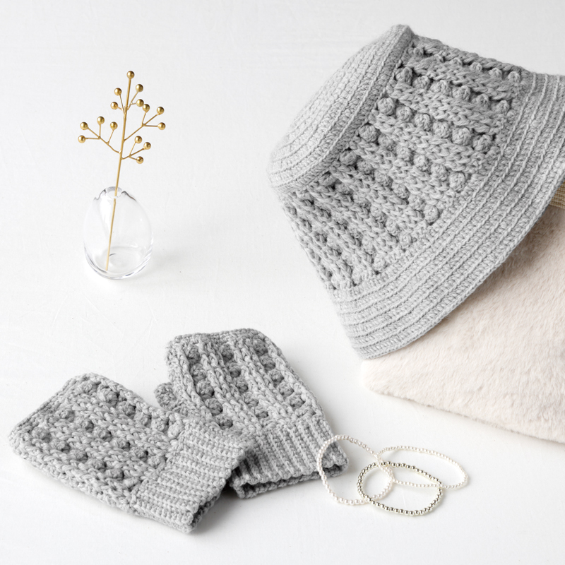 キッズミトンのふんわり編み図 かぎ針編みわたしとチノコ～ときどきプリン～