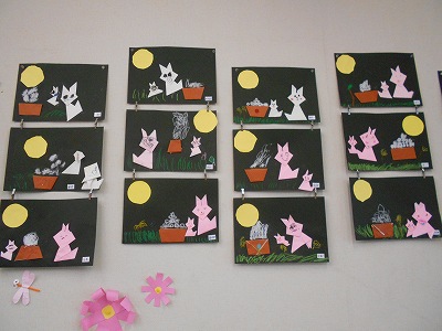 十五夜 お月見製作9月10月 秋の製作保育園 幼稚園