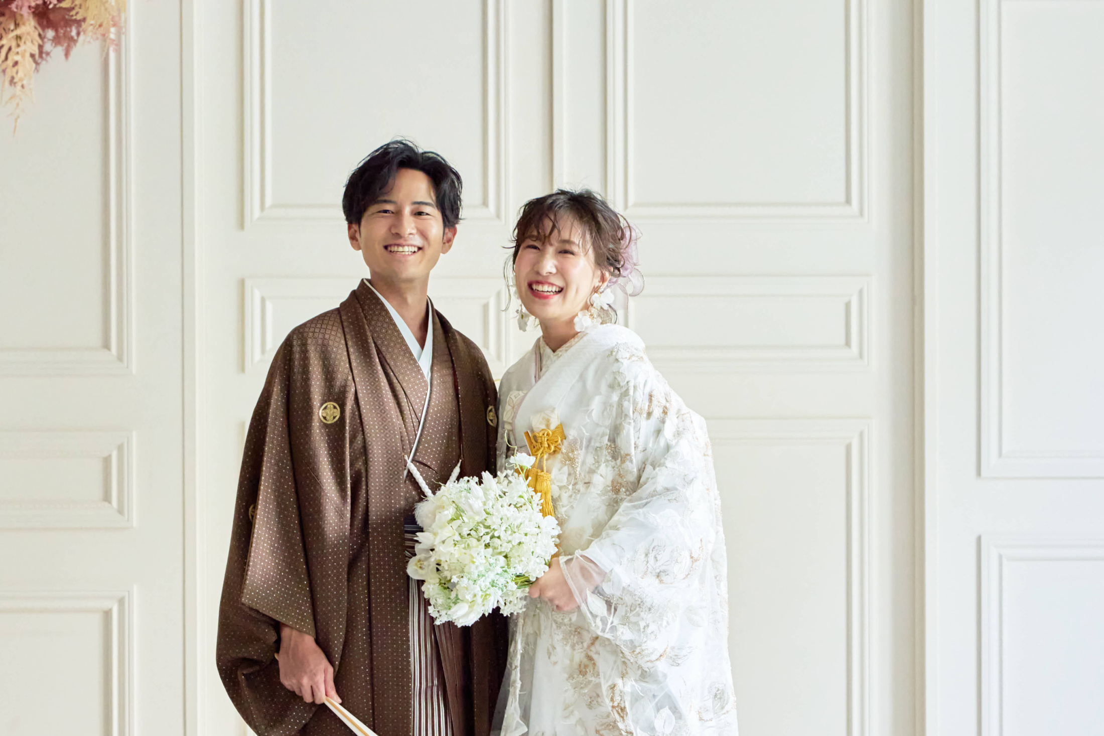 洋装1点チャペルフォト＋和装1点スタジオプラン東京の和装前撮り・フォトウエディングなら結婚写真のスタジオゼロ