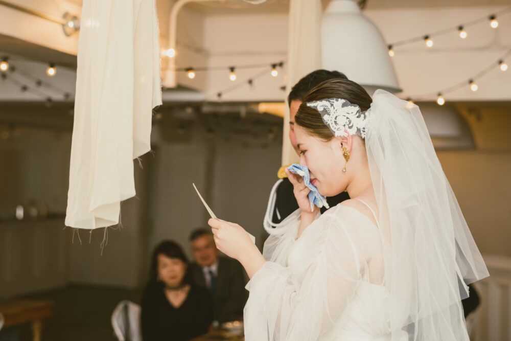 実例 親族のみの結婚式で読んだ花嫁の手紙例文！家族全員に読みました