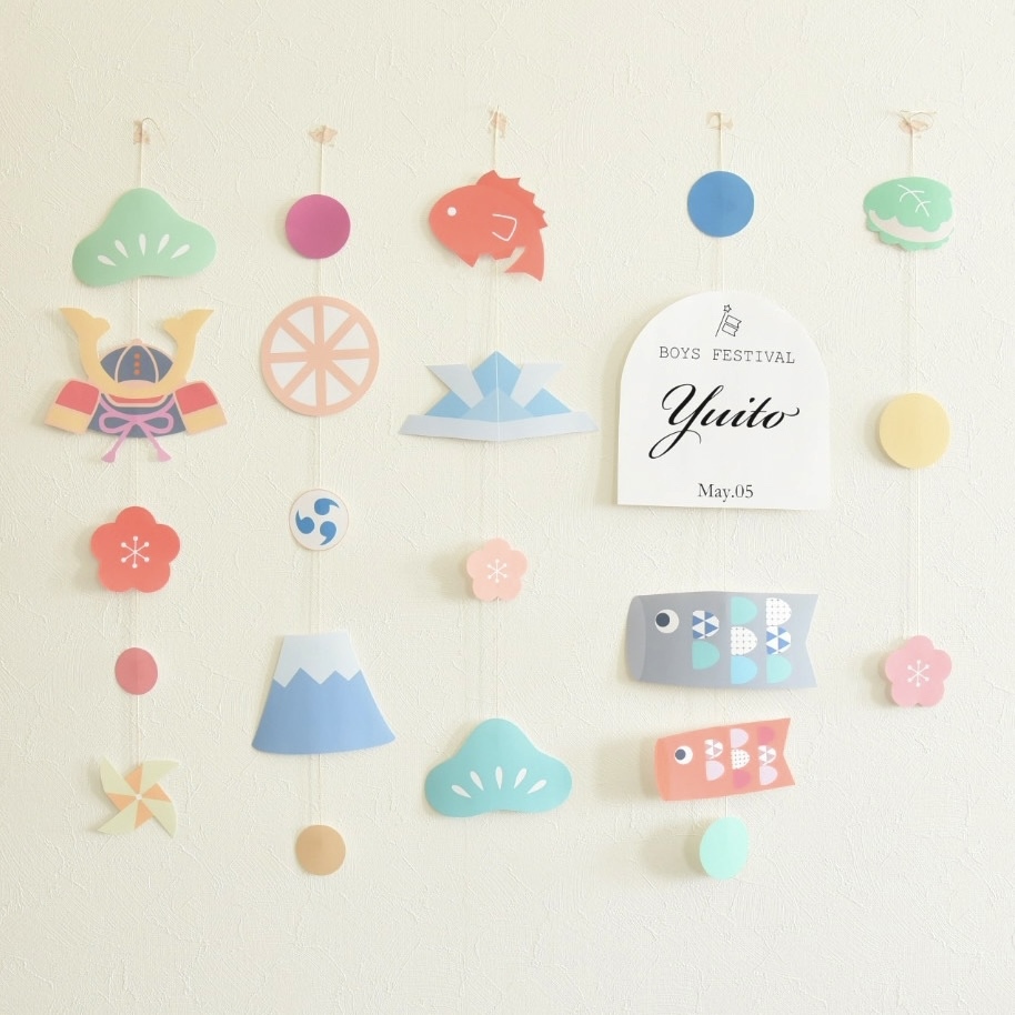 古布を使った 鯉のぼりのタペストリーiichi 日々の暮らしを心地よくするハンドメイドやアンティークのマーケットプレイス