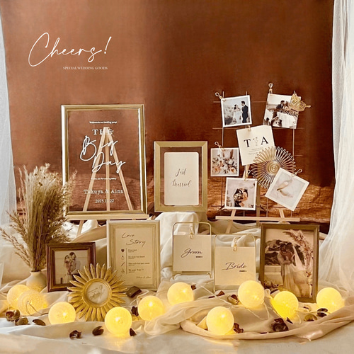 絵オーダー ウェルカムボード 結婚祝い 結婚式 ウェルカムスペース 受付 ウェルカムボードのイメージです