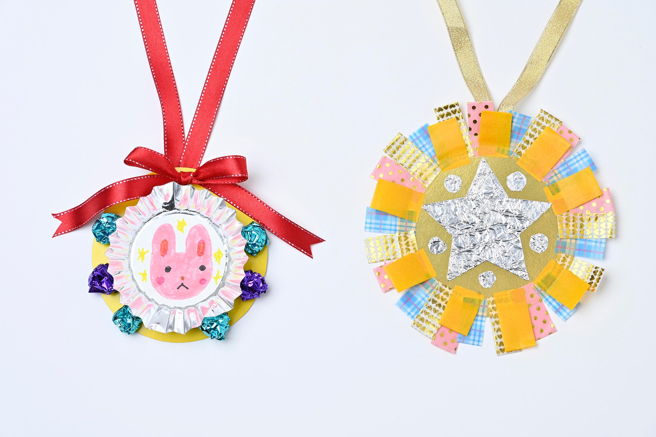 10月の製作「運動会のキラキラメダル」 保育士ワーカ