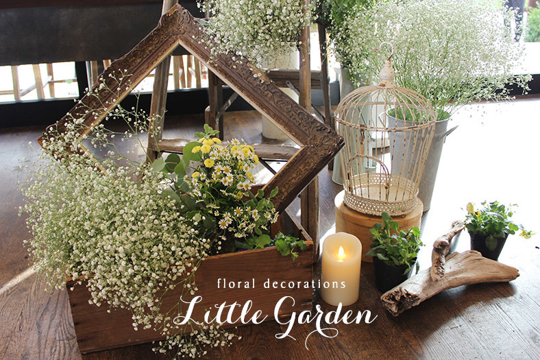 永遠の愛を誓う結婚式に♡かすみ草をふんだんに使った結婚式アイデアピア花-PIAHANA-