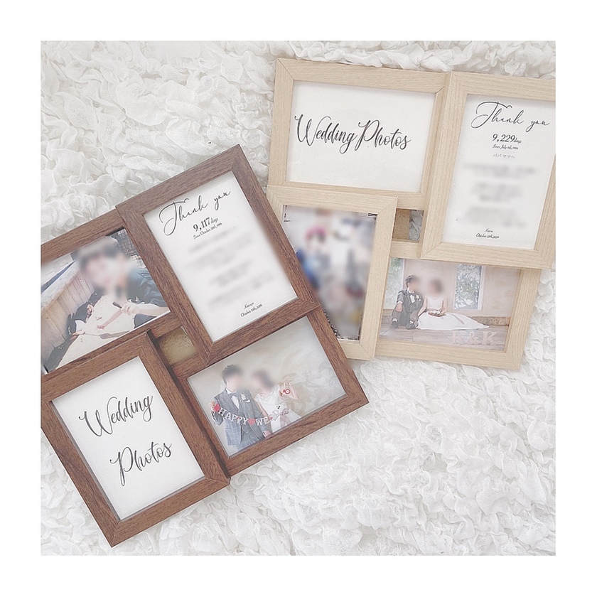 子育て感謝状 写真入りアクリルアート たて型Rdesign