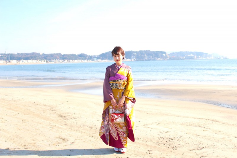 何あげようか迷いすぎて 載せれてなかった写真たち成人式成人式前撮り前撮り鎌倉鶴岡八幡宮着物晴れの日