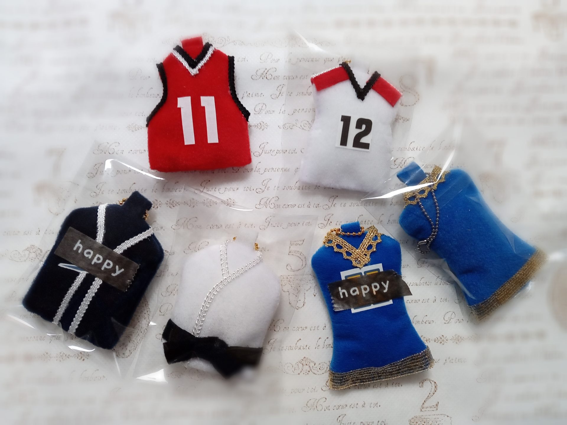 無料型紙 フェルトのお守り袋の作り方⚽⚾🏀