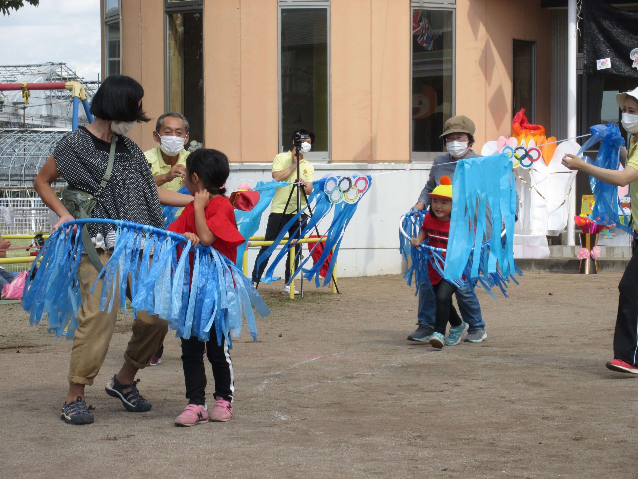 楽しみな親子競技！ 年少・年長学校法人なでしこ学園 豊島なでしこ幼稚園