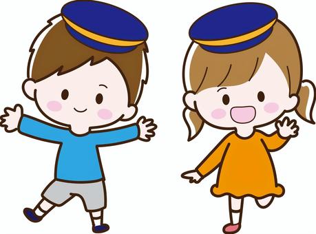 楽天市場楽天ランキング１位 鉄道員の帽子 コスチューム用 駅員さん 子供 衣装 小物 紺 54cm キッズ コスプレ ハロウィン 運転士 なりきり帽子 電車 鉄道員 車掌 ハロウィーン 仮装 イベント ギフト プレゼント : 買い物天国