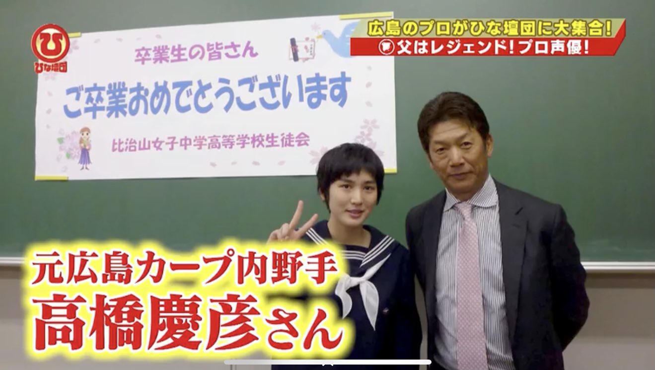 高橋雛子 声優 の年齢やプロフィール！高校・大学、父親の高橋慶彦についても
