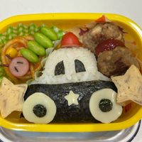 可愛いパトカー弁当の作り方♡簡単レシピ