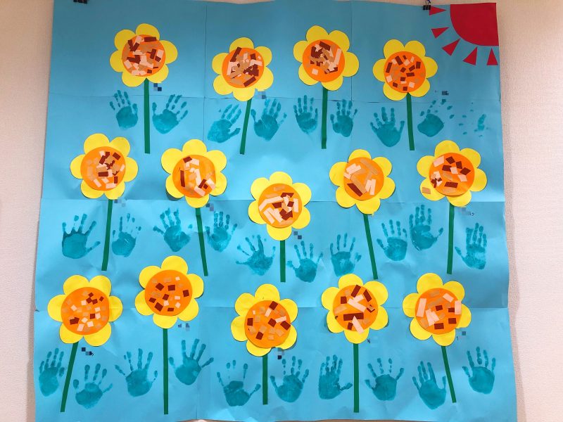 Amazon.co.jp: ひまわり 製作キット 10人分 夏 制作 壁面飾り 保育園保育士幼稚園介護施設 : おもちゃ