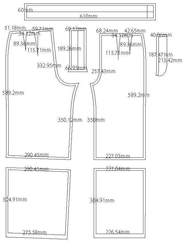 無料型紙 ながく履けるよ♪こども用おなかすっぽりズボン パンツ の作り方 90~120サイズnunocoto fabric