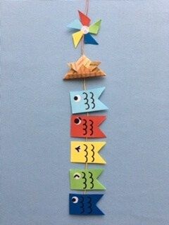 子供と一緒に 折り紙で鯉のぼりの折り方簡単かわいいこどもの日の飾り付けに - 100円ママ〜100均大好きママのお役立ち情報