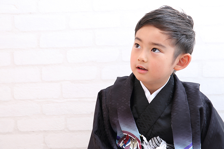 男の子のヘアセット～ 七五三フォトスタジオリッツStudio Ritz