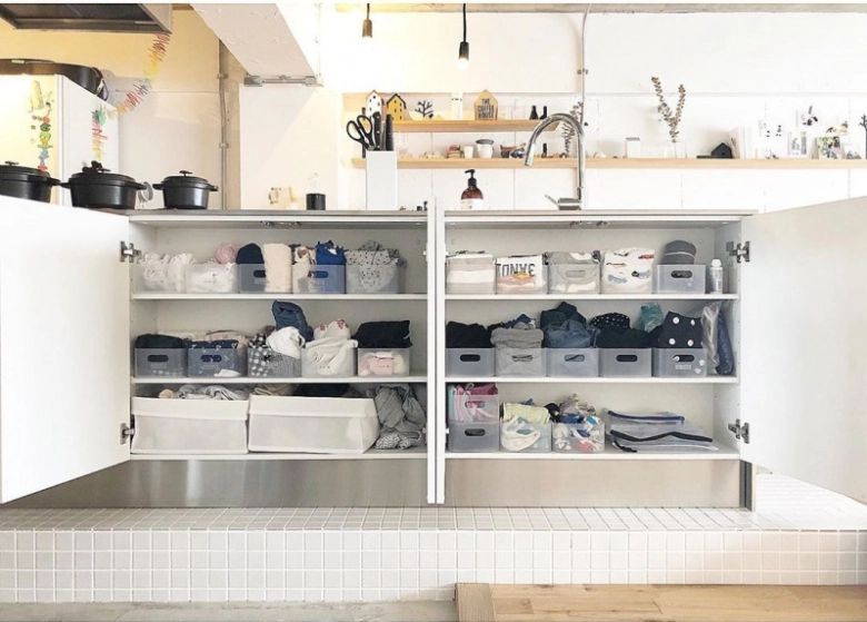 天馬 引き出し 仕切り Fits ファブリック せいとんボックス 子ども服収納 3点セット 幅39cmのフィッツクローゼット用インナーケース