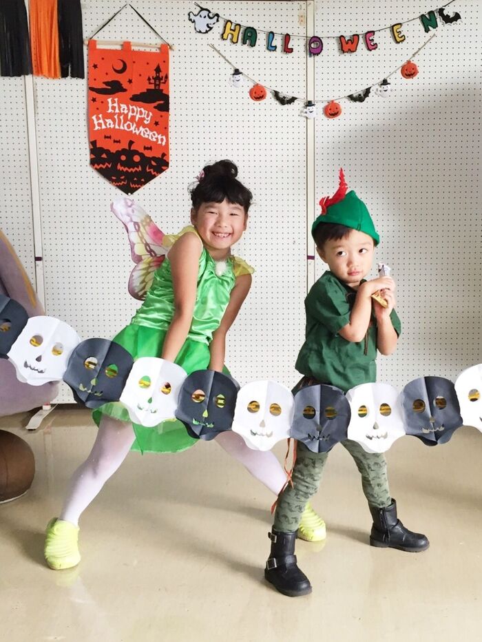 ディズニーDハロピーターパン家族コスプレ